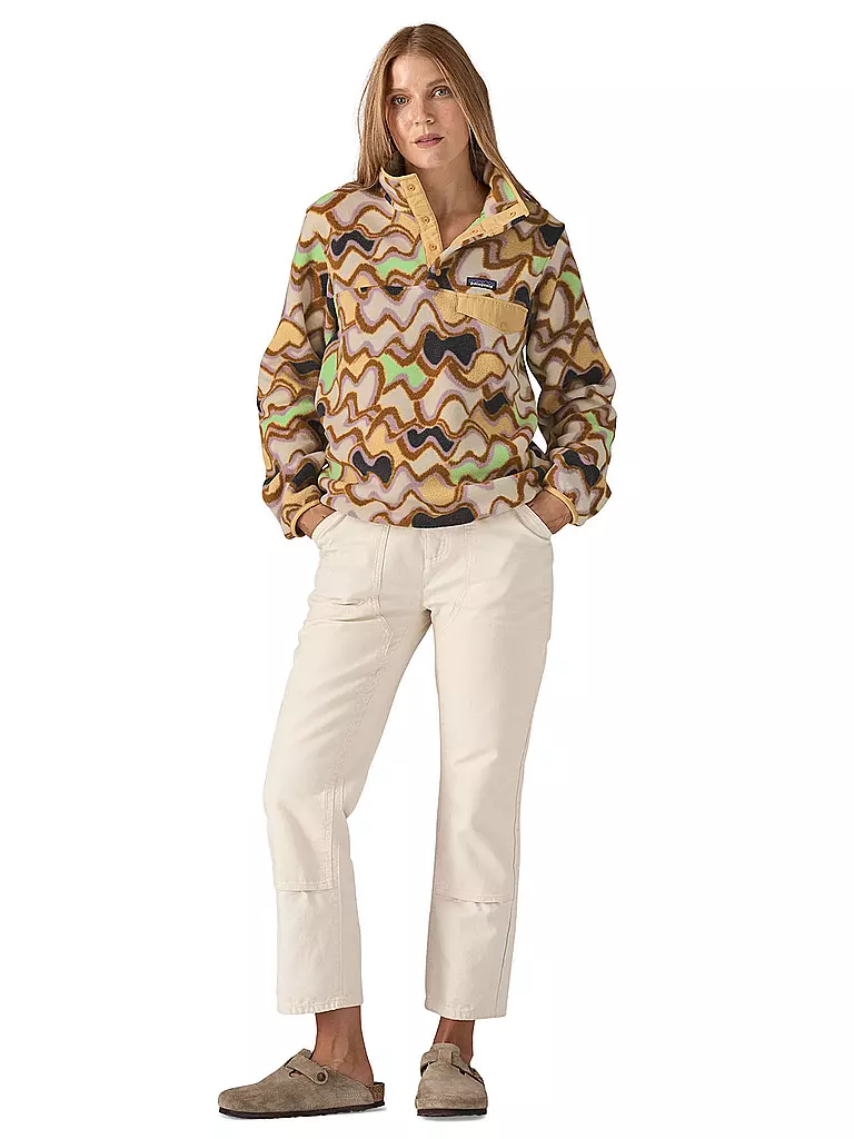 PATAGONIA | Damen Fleecepullover Synchilla® Snap-T®  | Marrón claro