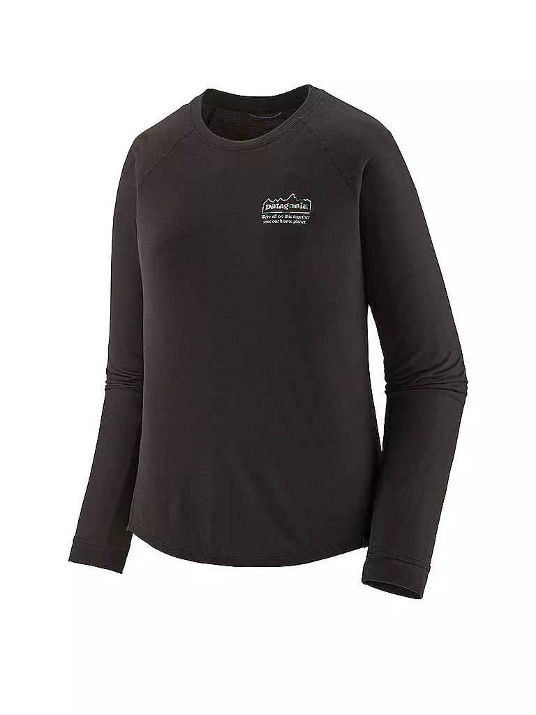 PATAGONIA | Damen Funktionsshirt Cap Cool Trail Grap | Negro