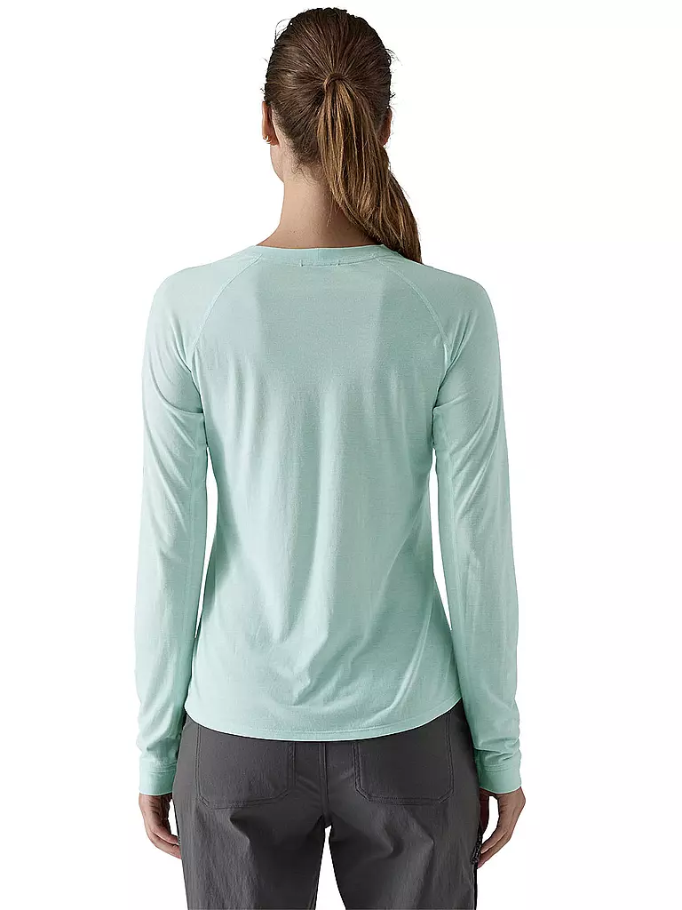 PATAGONIA | Damen Funktionsshirt Cap Cool Trail Grap | Verde claro