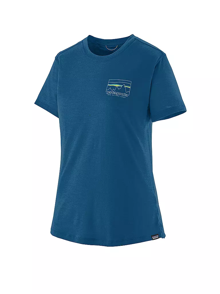 PATAGONIA | Damen Funktionsshirt Capilene® Cool Merino Graphic | Azul