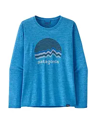 PATAGONIA | Damen Funktionsshirt Long-Sleeved Capilene® Cool Daily Graphic | Azul