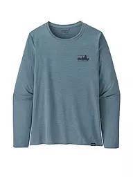 PATAGONIA | Damen Funktionsshirt Long-Sleeved Capilene® Cool Daily Graphic | Azul claro