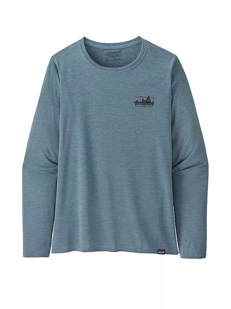 PATAGONIA | Damen Funktionsshirt Long-Sleeved Capilene® Cool Daily Graphic | Gris