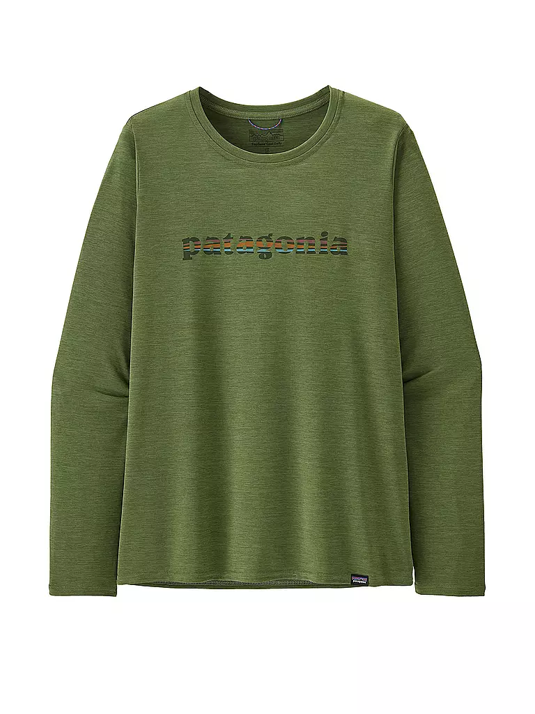 PATAGONIA | Damen Funktionsshirt Long-Sleeved Capilene® Cool Daily Graphic | Verde