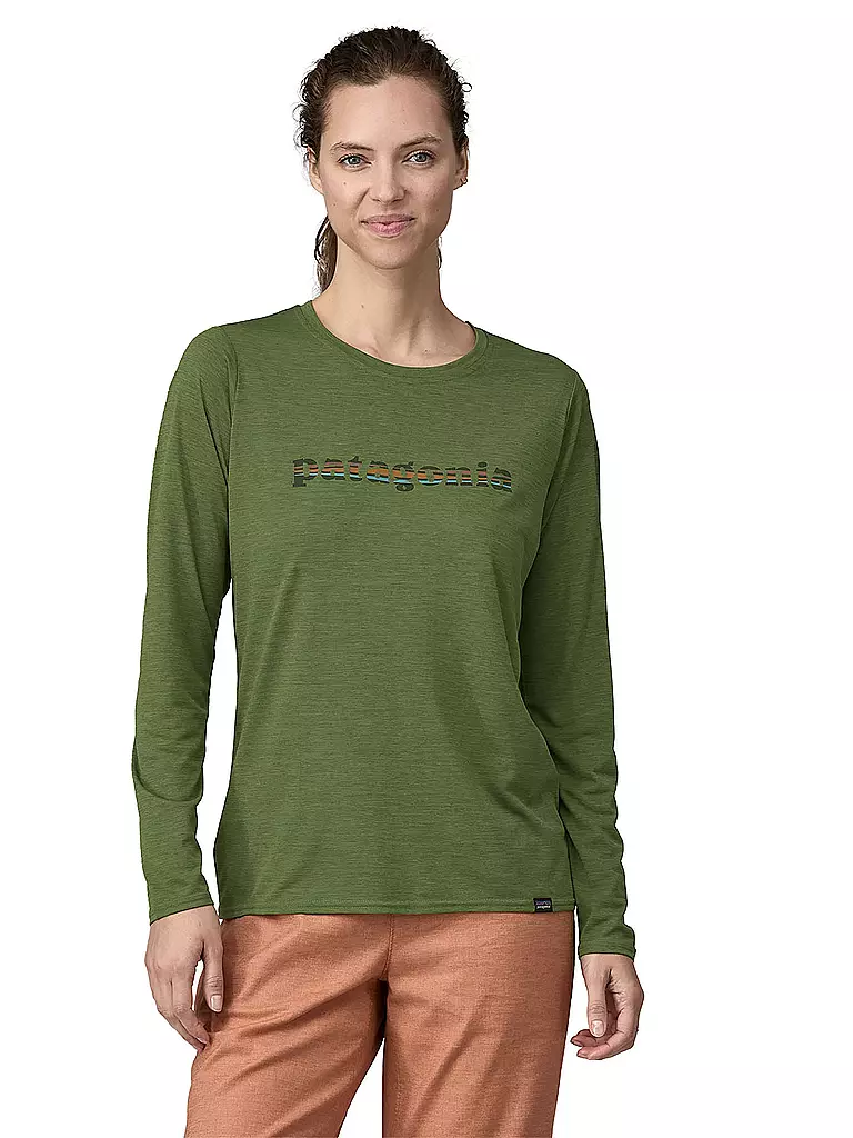 PATAGONIA | Damen Funktionsshirt Long-Sleeved Capilene® Cool Daily Graphic | Verde
