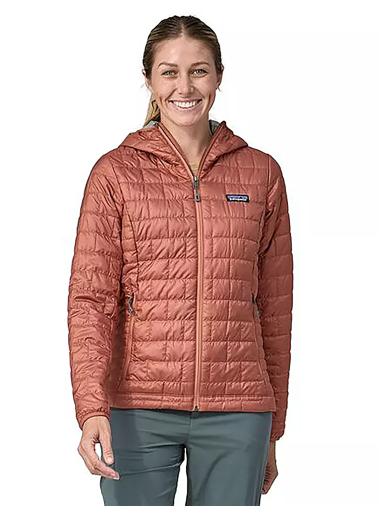 PATAGONIA | Damen Isolationsjacke Nano Puff® Hoodie | Cobre