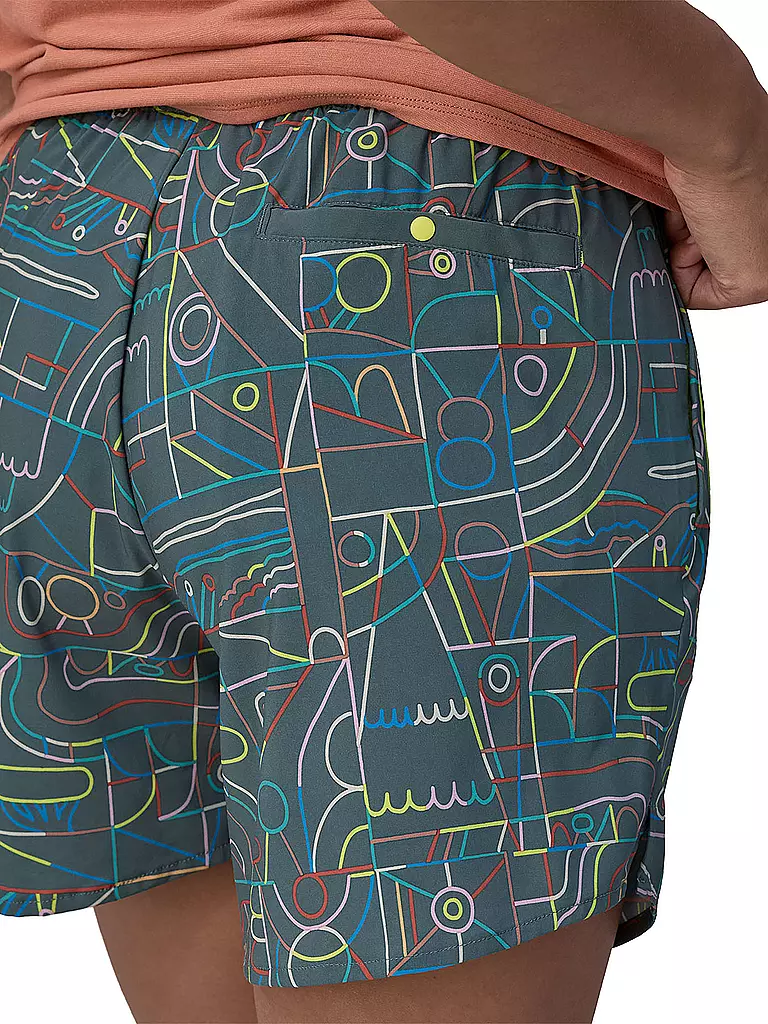 PATAGONIA | Damen Short Multi Trails 5½" | Verde oscuro