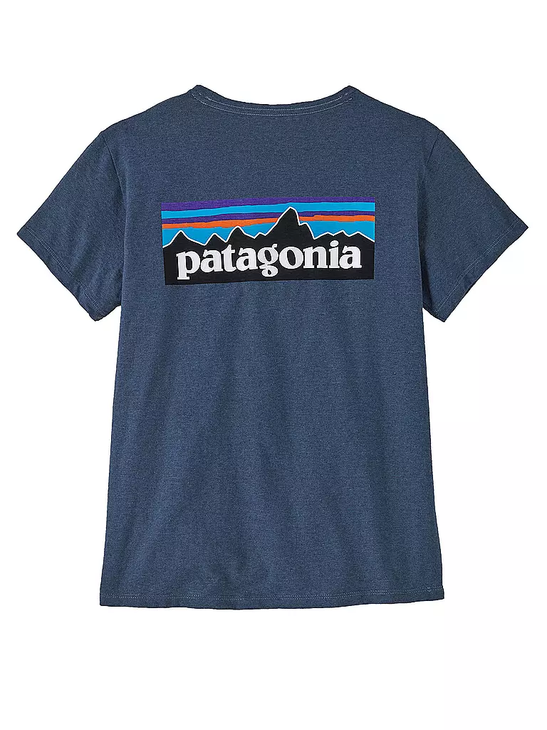 PATAGONIA | Damen T-Shirt P-6 Logo Responsibili | Azul