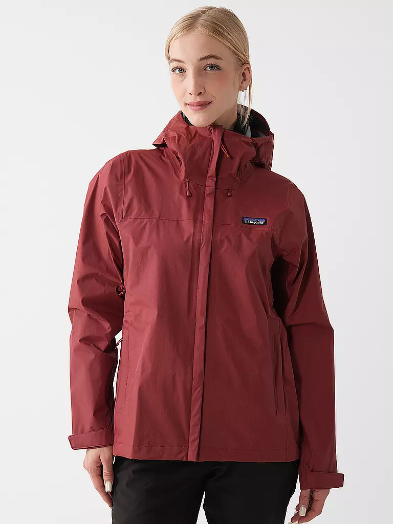 PATAGONIA | Damen Wanderjacke Torrentshell 3L | Rojo oscuro