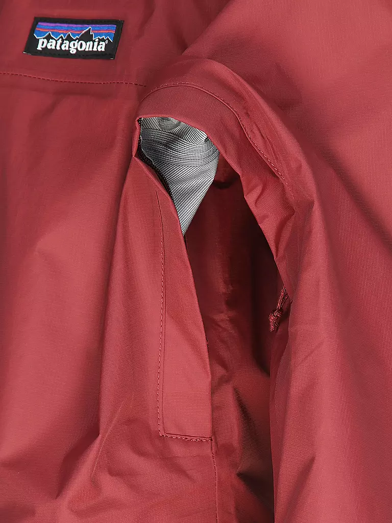 PATAGONIA | Damen Wanderjacke Torrentshell 3L | Rojo oscuro