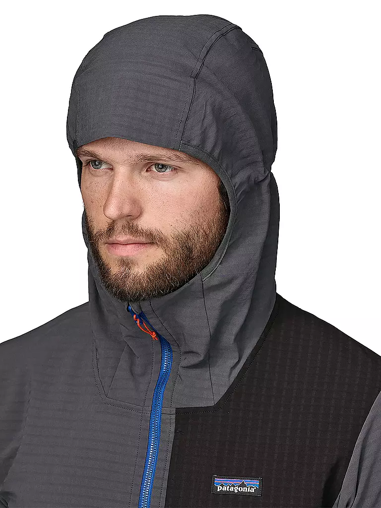 PATAGONIA | Herren Fleecejacke R1® TechFace Hoodie | Gris