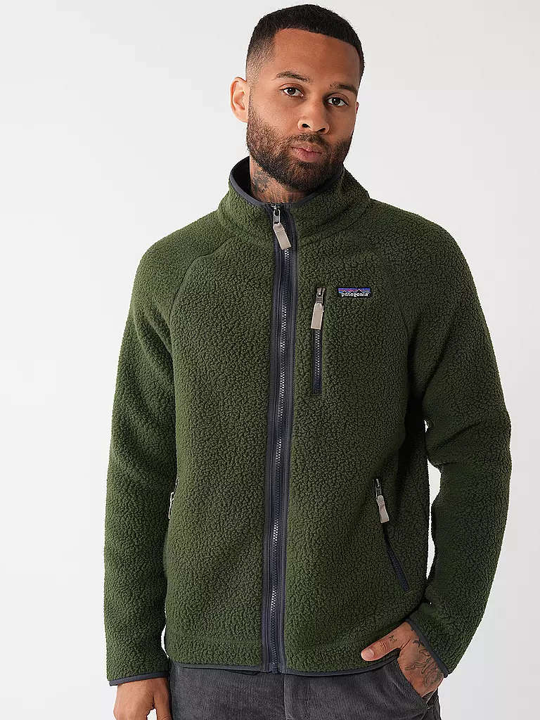 PATAGONIA | Herren Fleecejacke Retro Pile | Verde oscuro