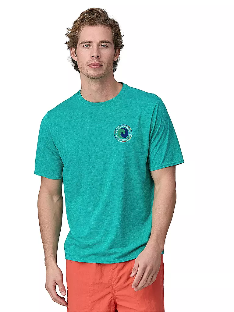 PATAGONIA | Herren Funktionsshirt Capilene® Cool Daily Graphic | Petróleo