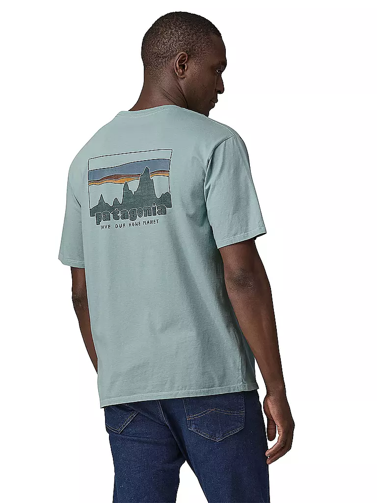 PATAGONIA | Herren T-Shirt 73 Skyline Organic | Azul claro