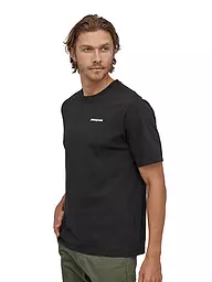 PATAGONIA | Herren T-Shirt P-6 Logo | Negro