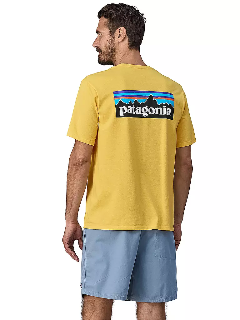 PATAGONIA | Herren T-Shirt P-6 Logo | Amarillo