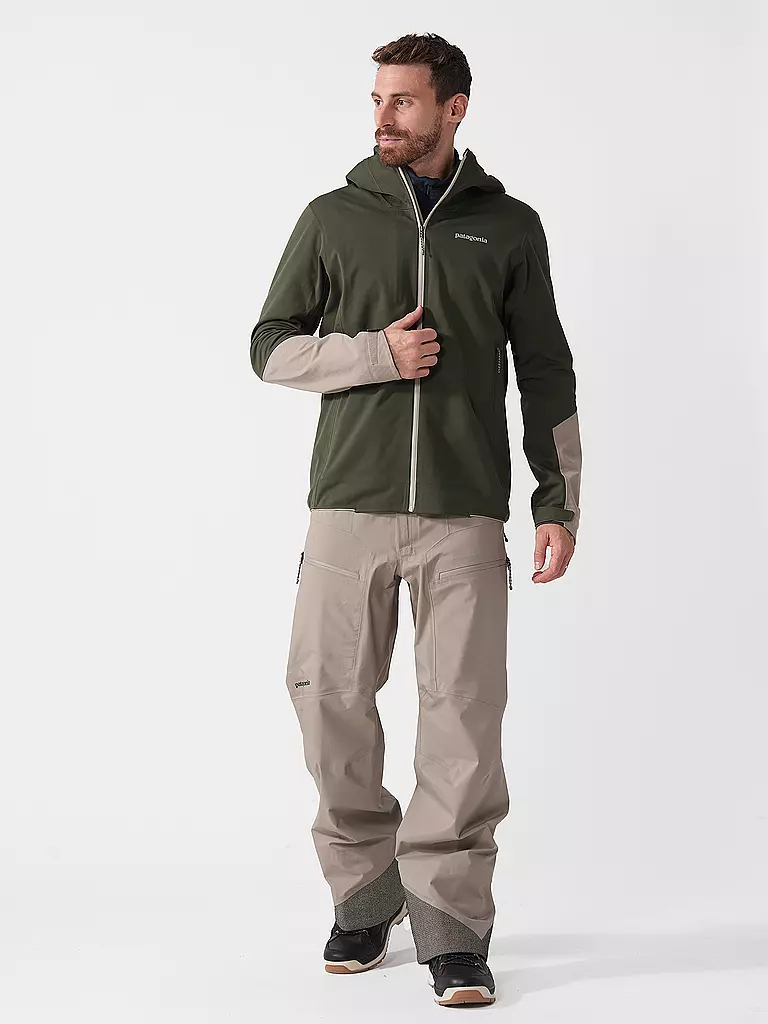 PATAGONIA | Herren Wanderjacke Upstride Hoodie | Verde oscuro