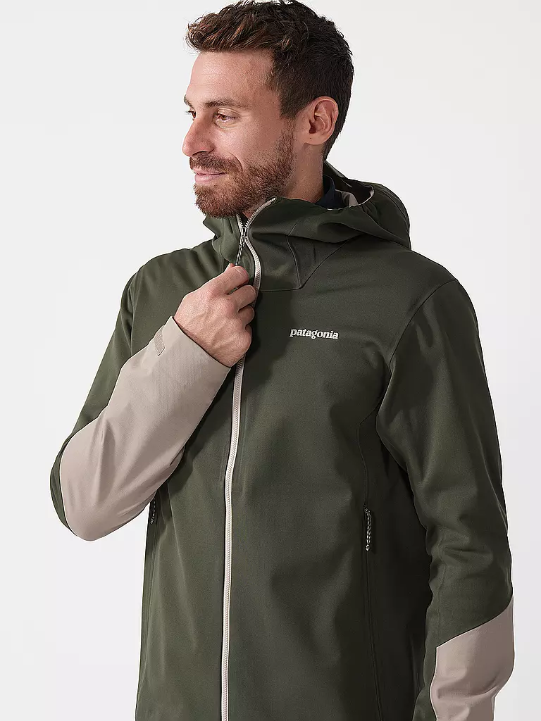 PATAGONIA | Herren Wanderjacke Upstride Hoodie | Verde oscuro