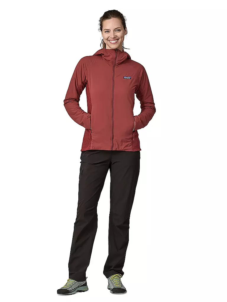PATAGONIA | Isochaqueta Nano-Air® Light Hybrid Hoodie para mujer | Rojo oscuro