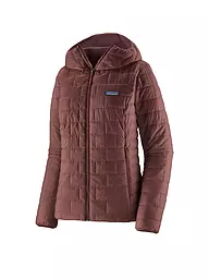 PATAGONIA | Isojacke Nano Puff Hoodie para mujer | Rojo oscuro