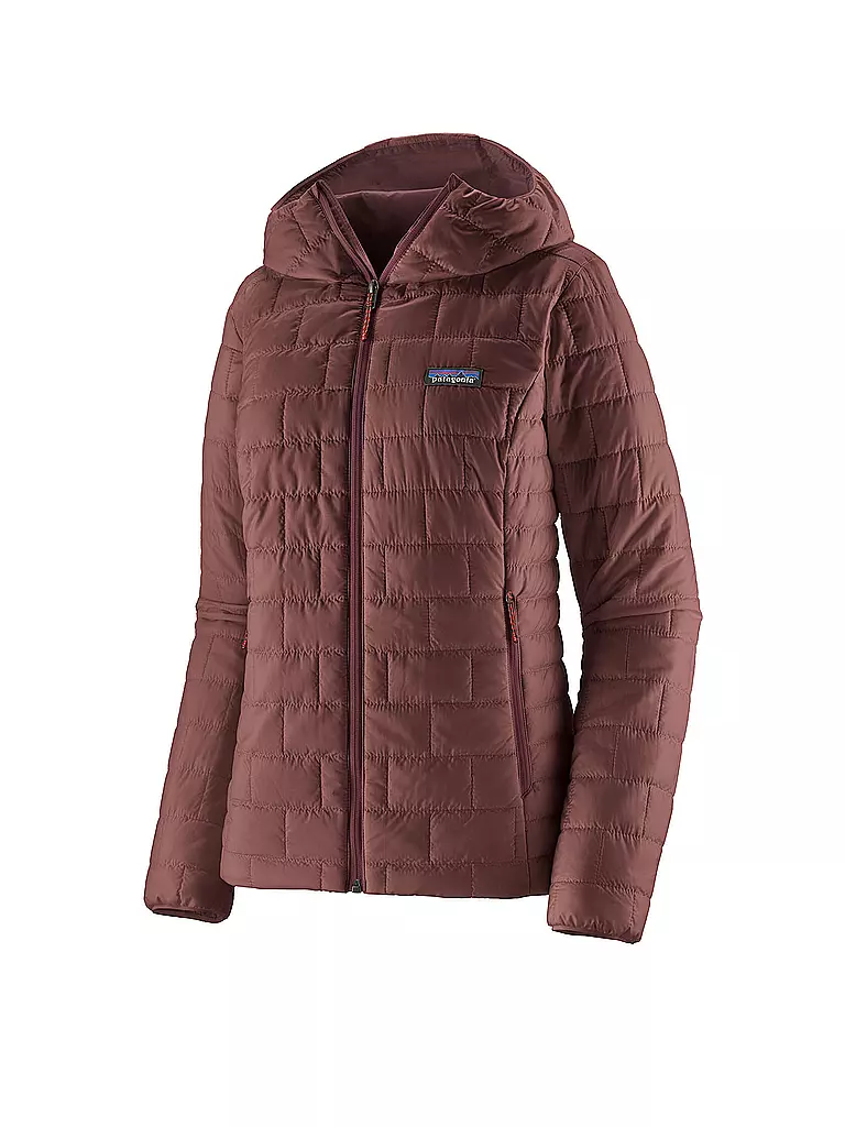 PATAGONIA | Isojacke Nano Puff Hoodie para mujer | Rojo oscuro