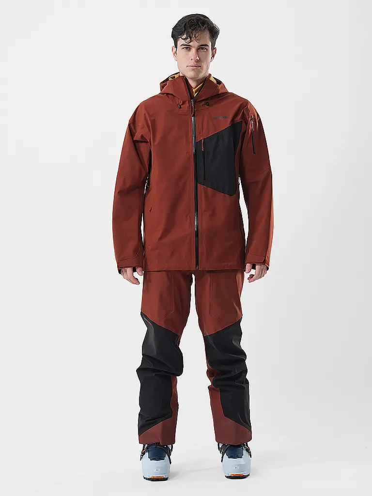 PATAGONIA | Pantalón de esquí de travesía SnowDrifter BIB 3L para hombre | Cobre