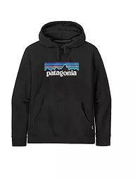 PATAGONIA | Sudadera con capucha para hombre P-6 Logo Uprisal | Negro