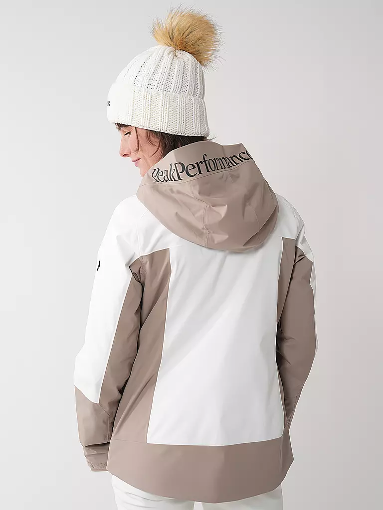PEAK PERFORMANCE | Chaqueta de esquí para mujer Rider Tech Insulated | Crema