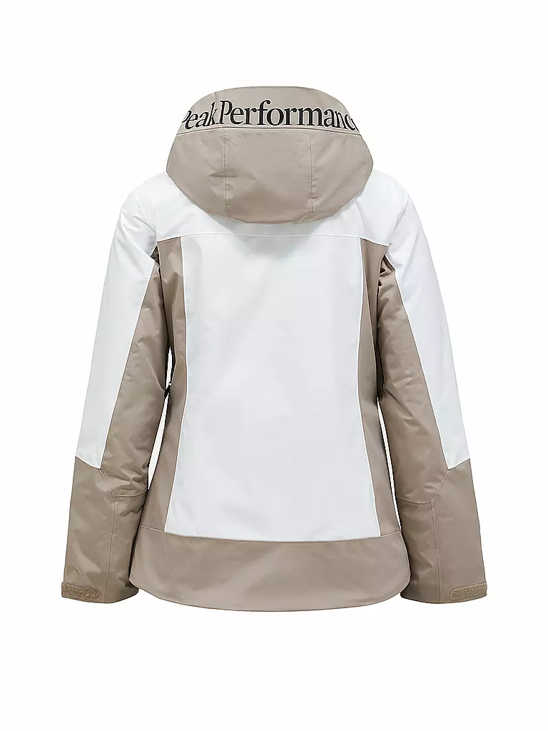 PEAK PERFORMANCE | Chaqueta de esquí para mujer Rider Tech Insulated | Crema