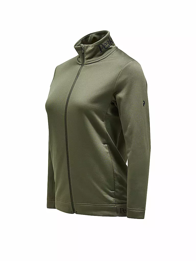 PEAK PERFORMANCE | Chaqueta interior con cremallera y capucha Rider Tech para mujer |