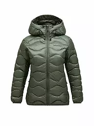 PEAK PERFORMANCE | Chaqueta de plumón con capucha para mujer Helium Down | Oliva