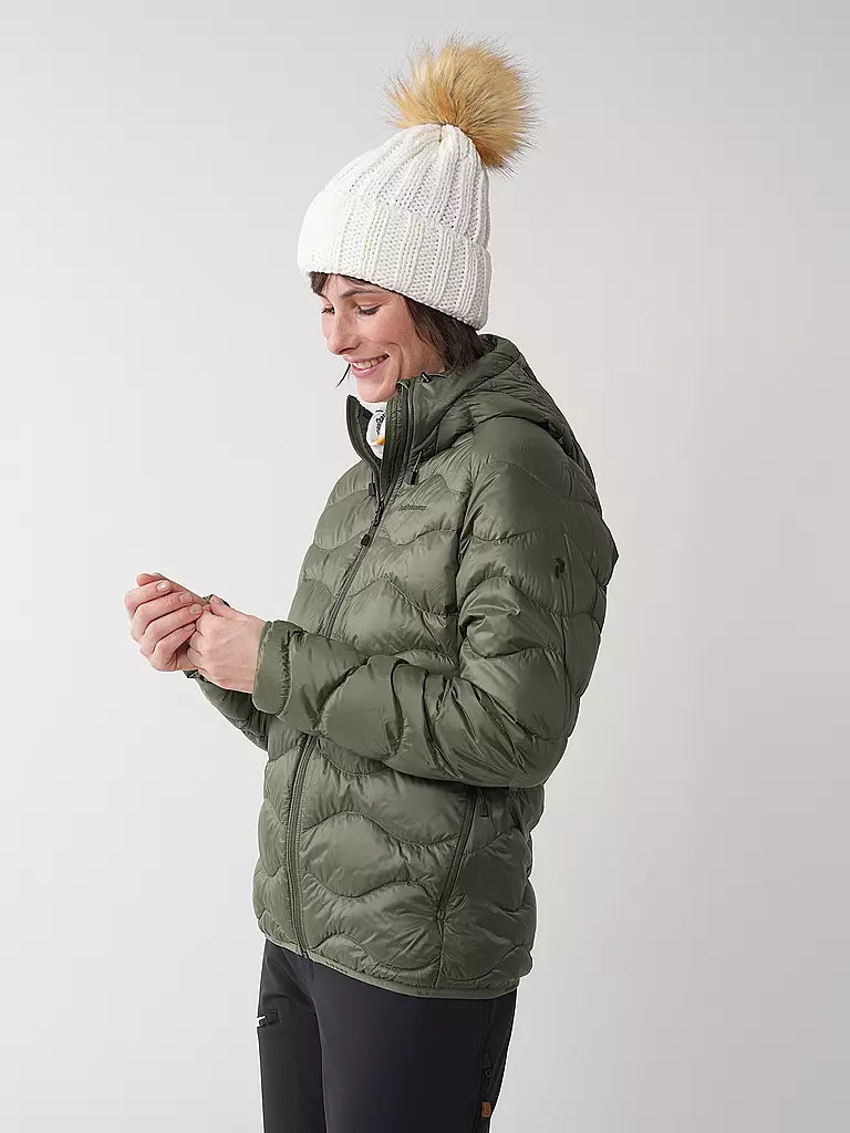 PEAK PERFORMANCE | Damen Daunenjacke Helium Down Hoodie | Oliva