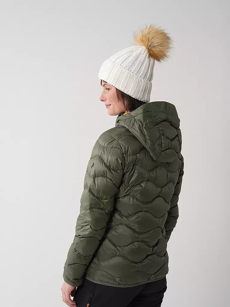 PEAK PERFORMANCE | Damen Daunenjacke Helium Down Hoodie | Oliva