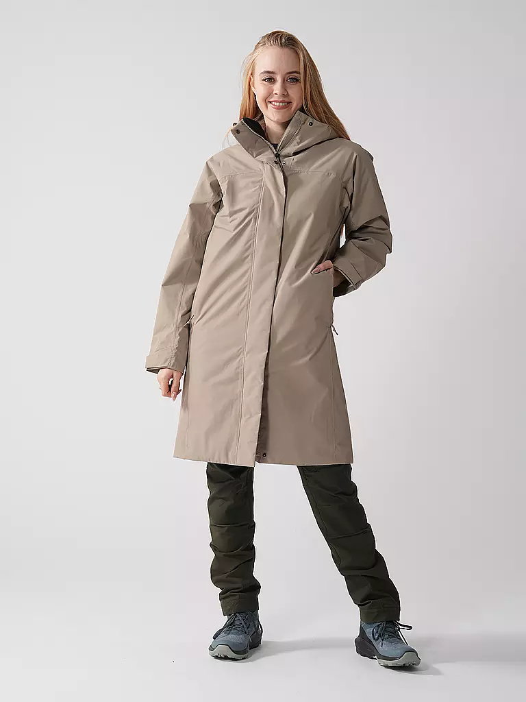 PEAK PERFORMANCE | Damen Parka Treeline Insulated | Beige