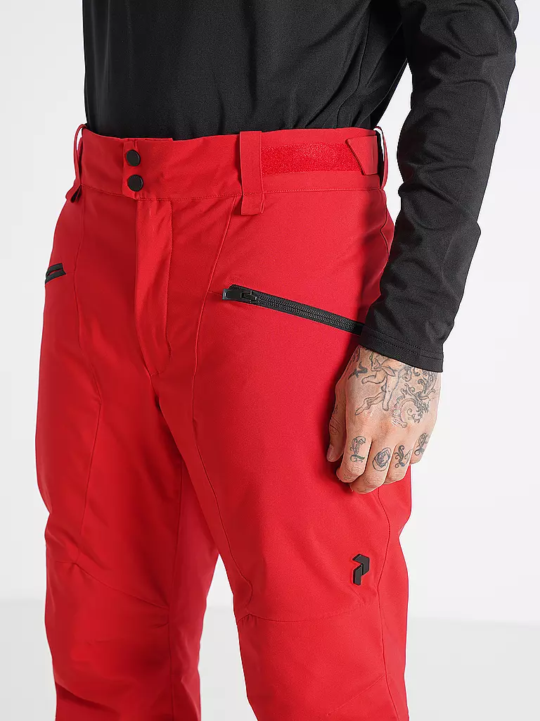 PEAK PERFORMANCE | Herren Skihose Navtech Insulated 2L | Rojo