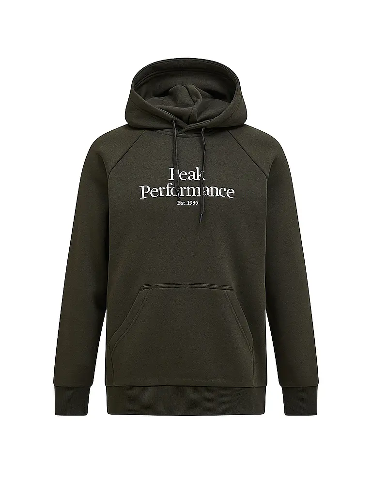 PEAK PERFORMANCE | Sudadera con capucha Original para hombre | Oliva