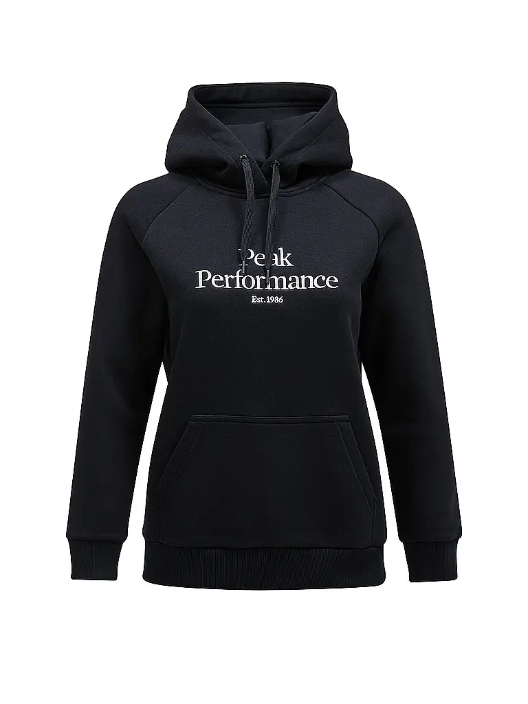 PEAK PERFORMANCE | Sudadera con capucha original para mujer | Negro