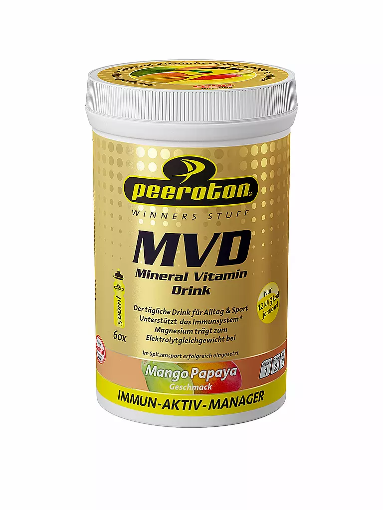 PEEROTON | Bebida en polvo MVD Mango/Papaya 300g | Multicolor