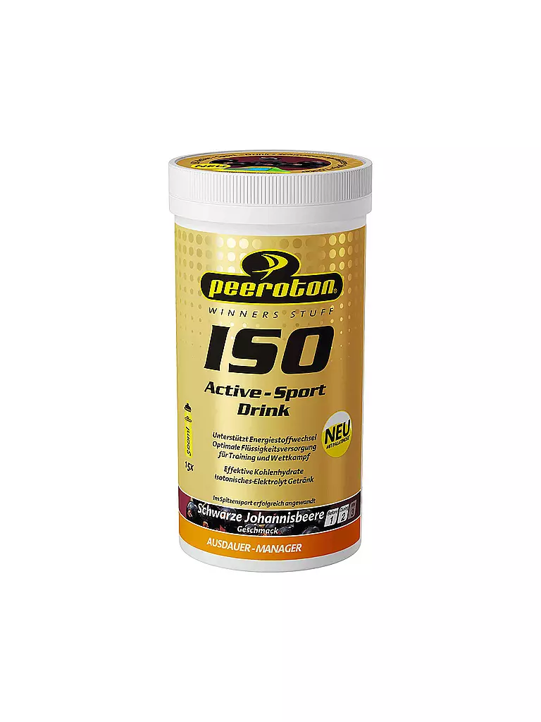 PEEROTON | Bebida isotónica en polvo Iso Active Grosella Negra 300g | Multicolor