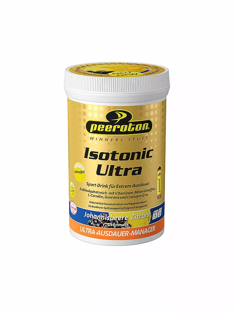 PEEROTON | Polvo para bebida isotónica Grosella negra/Limón 300g | Multicolor