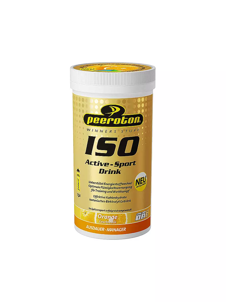 PEEROTON | Polvo para bebida isotónica Iso Active Naranja 300g | Multicolor