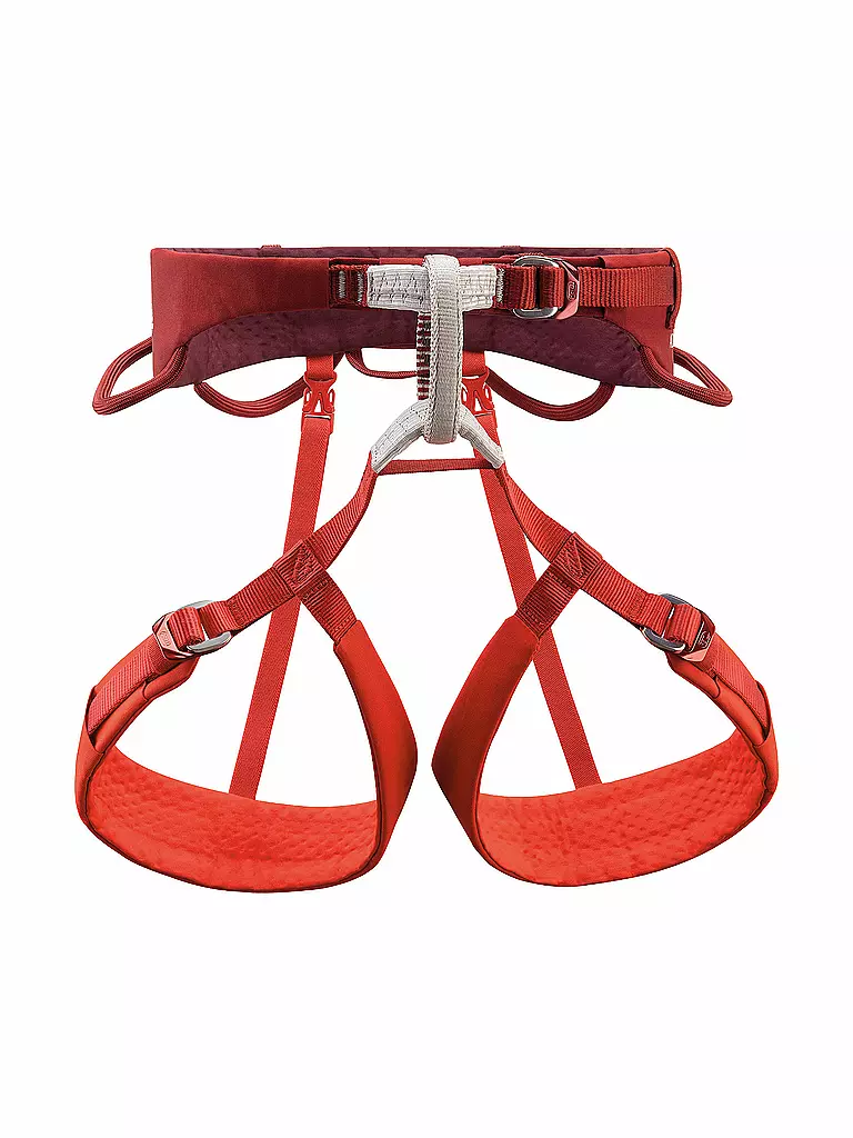 PETZL | Arnés de escalada Adjama para hombre | Rojo oscuro