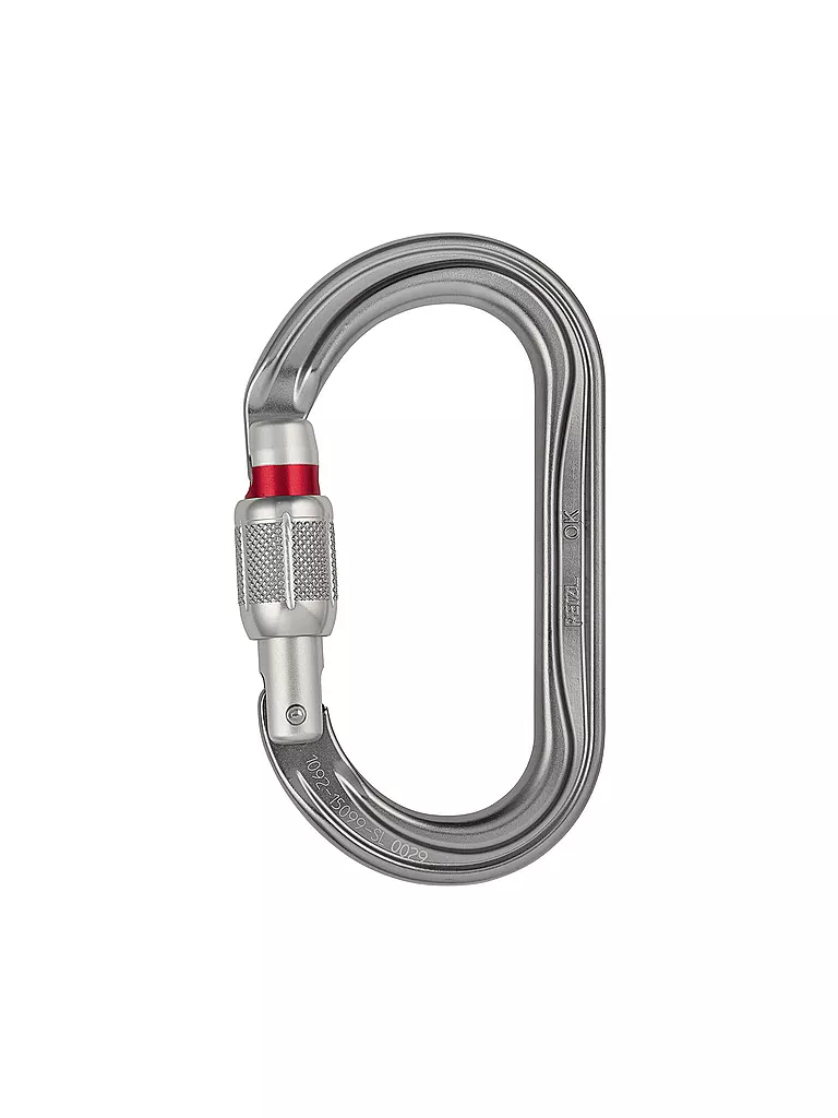 PETZL | Mosquetón OK Screw Lock | Sin color