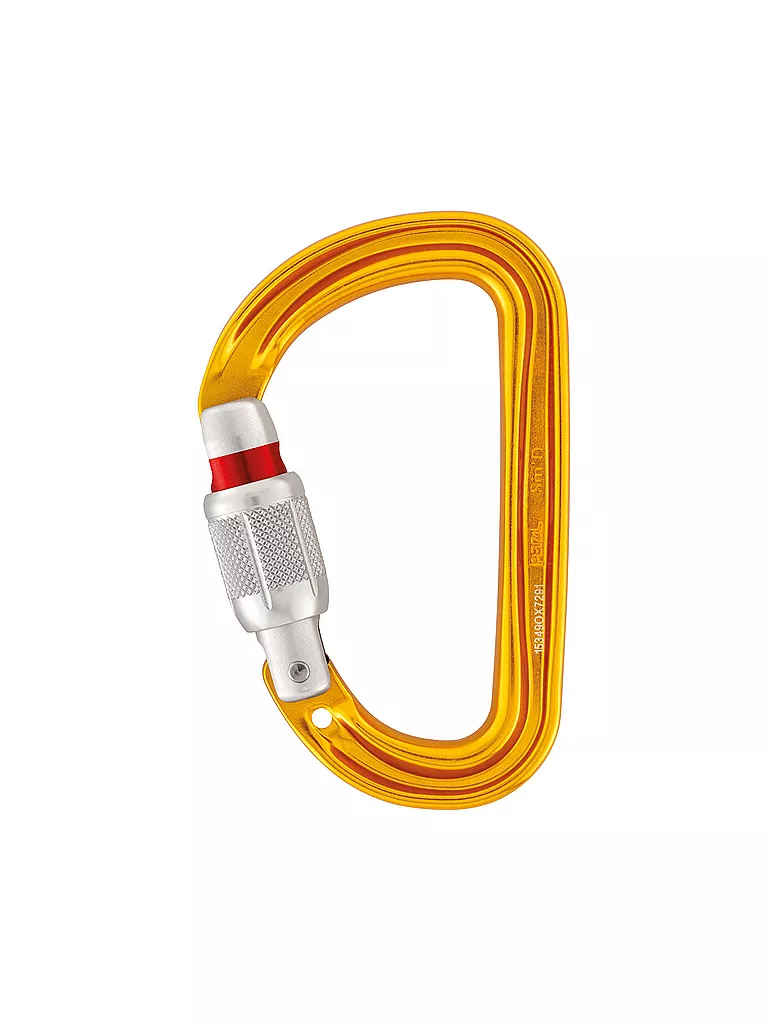 PETZL | Mosquetón Sm'D Twist Lock | Amarillo