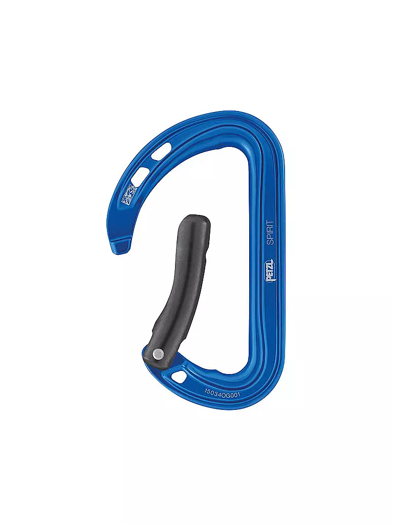 PETZL | Mosquetón Spirit Gatillo Curvo | Azul