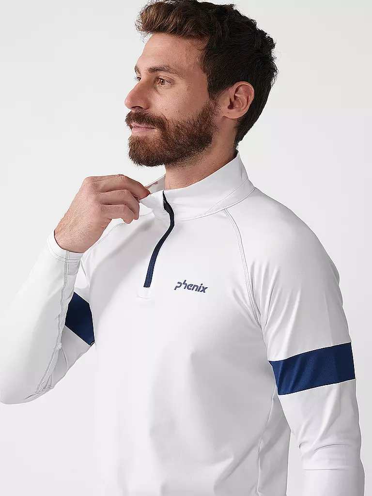 PHENIX | Camiseta interior con cremallera para hombre AR Line Inner | Blanco