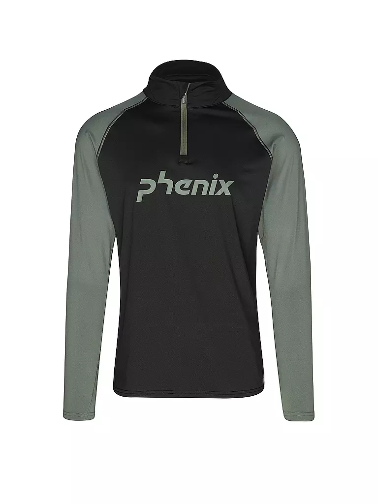 PHENIX | Camiseta interior con cremallera para hombre | Negro