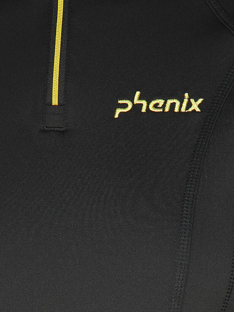PHENIX | Camiseta interior con cremallera para mujer | Negro