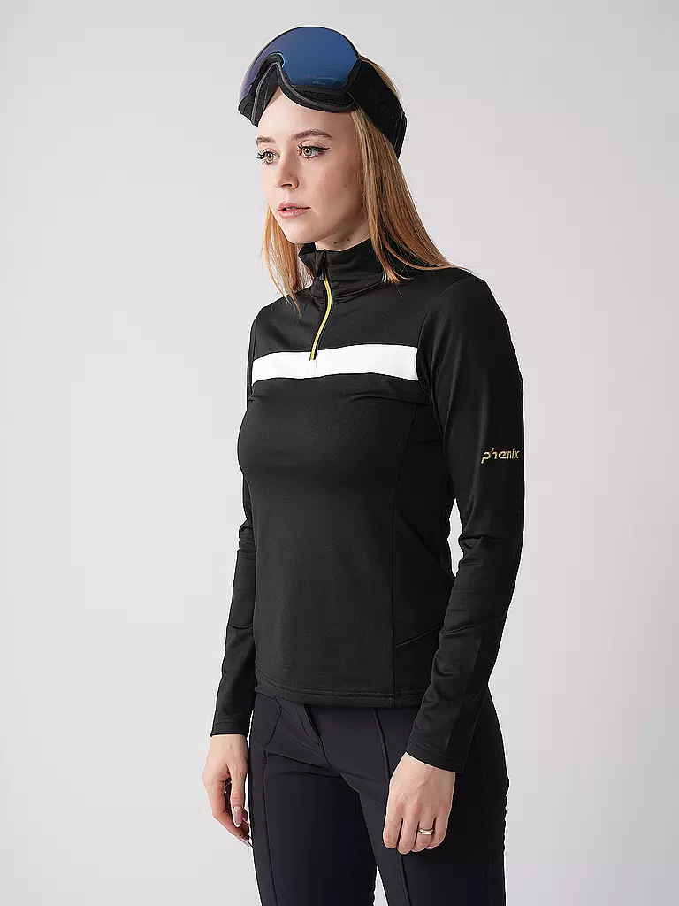 PHENIX | Camiseta interior con cremallera y detalles dorados para mujer |