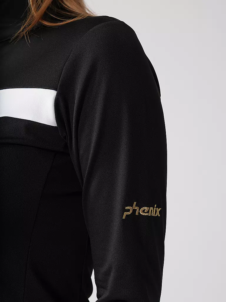PHENIX | Camiseta interior con cremallera y detalles dorados para mujer |